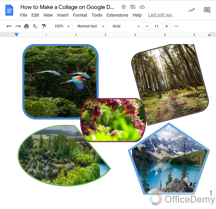 How to Make a Collage on Google Docs 19