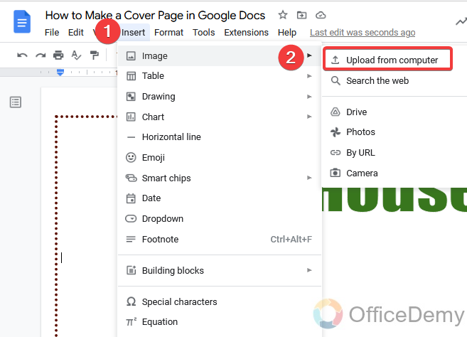 How to Make a Cover Page in Google Docs 13