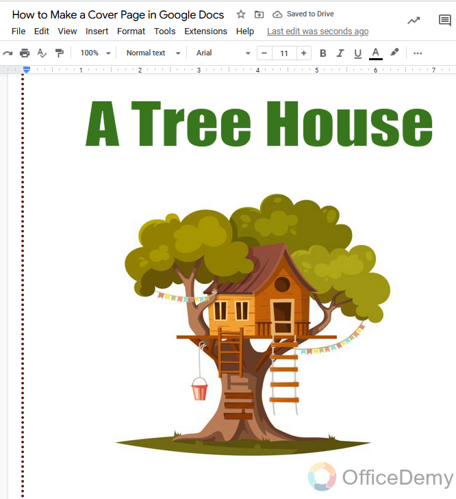 How to Make a Cover Page in Google Docs 14