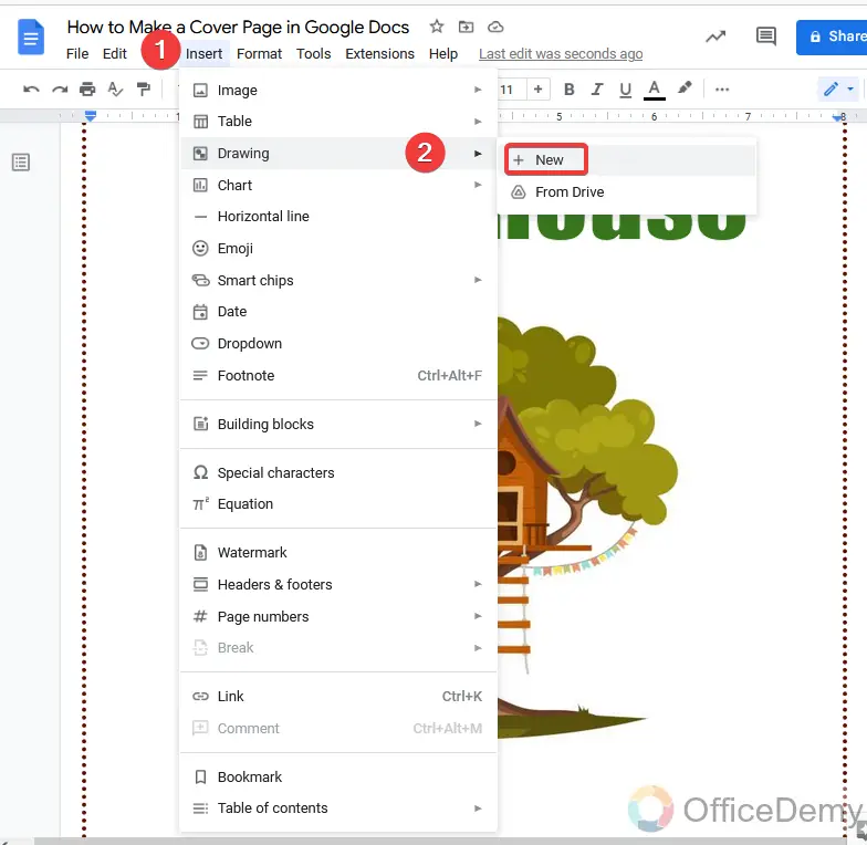 How to Make a Cover Page in Google Docs 15