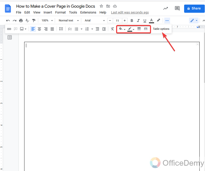 How to Make a Cover Page in Google Docs 7