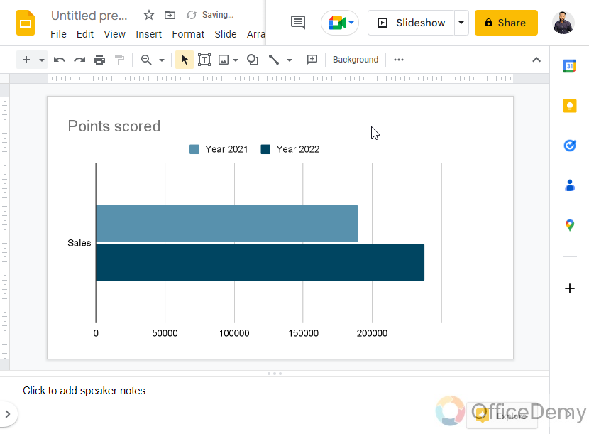 How to Make a Graph in Google Slides 10