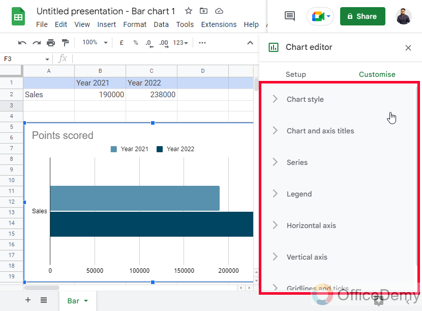 How to Make a Graph in Google Slides 14