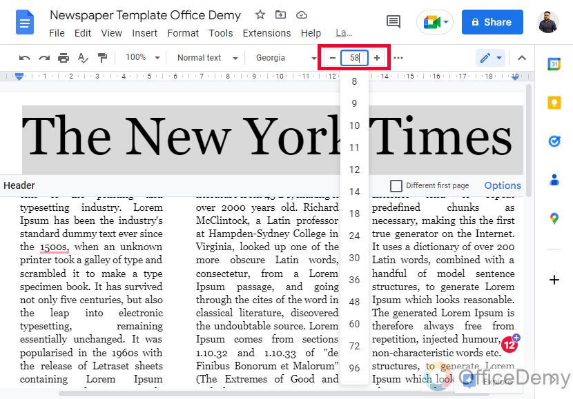 How to Make a Newspaper on Google Docs 12