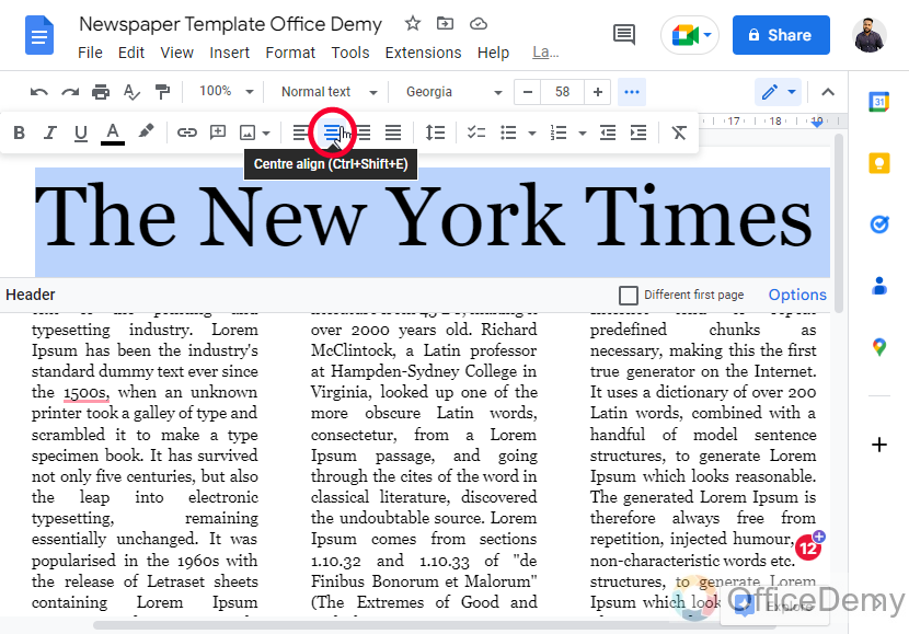 How to Make a Newspaper on Google Docs 13