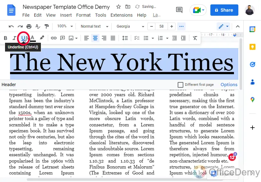 How to Make a Newspaper on Google Docs 14
