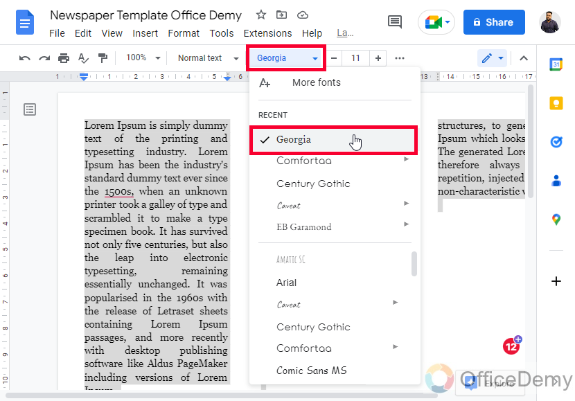 How to Make a Newspaper on Google Docs 6