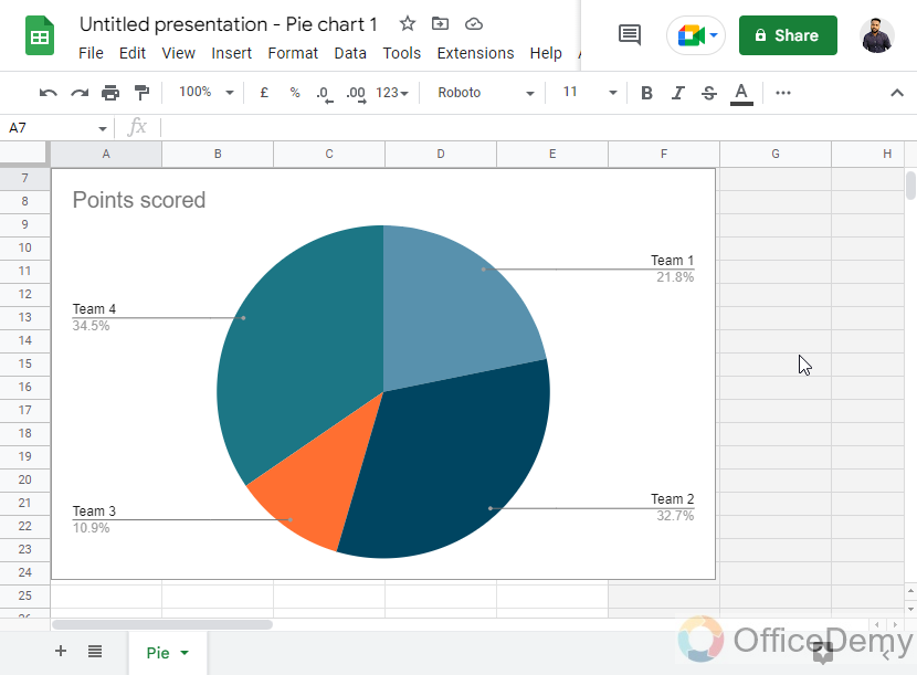 How to Make a Pie Chart in Google Slides 6