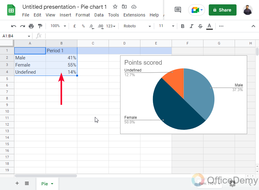 How to Make a Pie Chart in Google Slides 8