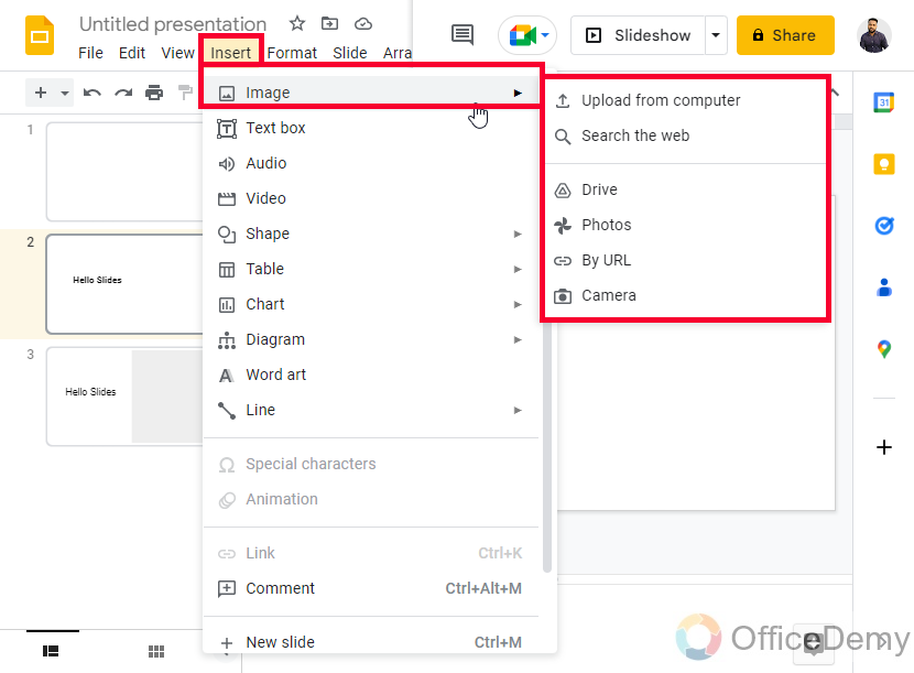 How to Put Image Behind Text in Google Slides 14