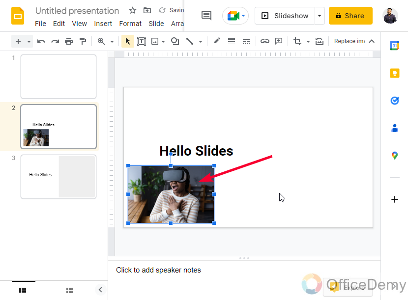 How to Put Image Behind Text in Google Slides 15