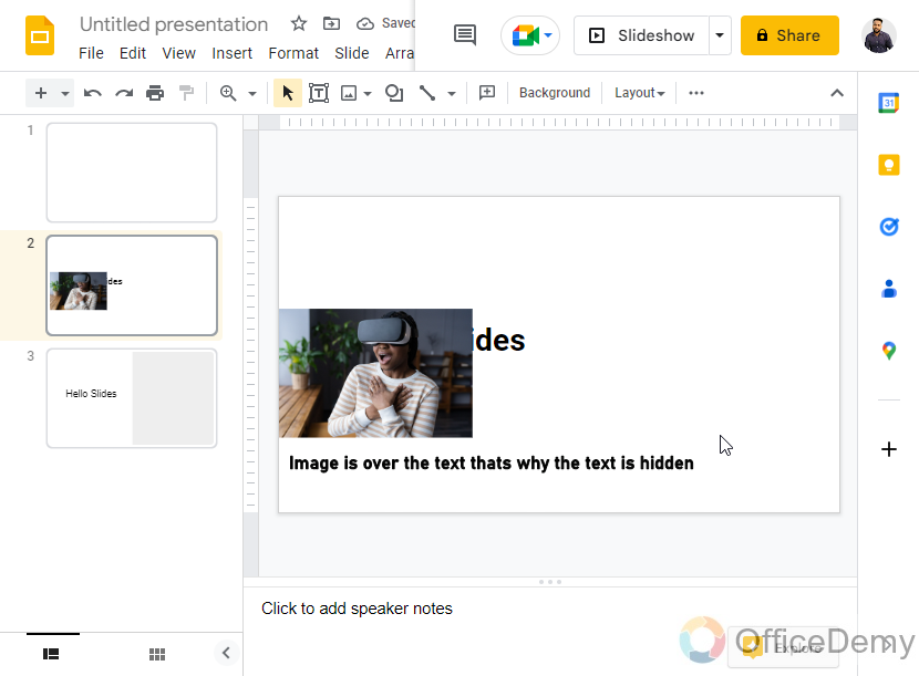 How to Put Image Behind Text in Google Slides 16
