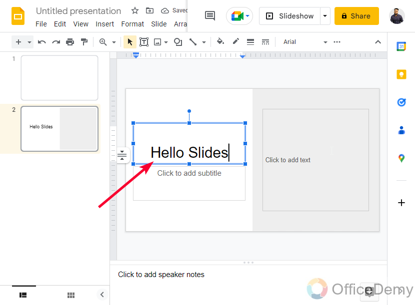 How to Put Image Behind Text in Google Slides 10