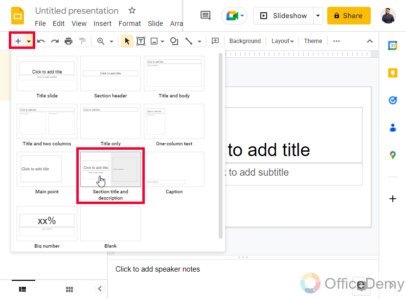 How to Put Image Behind Text in Google Slides 9