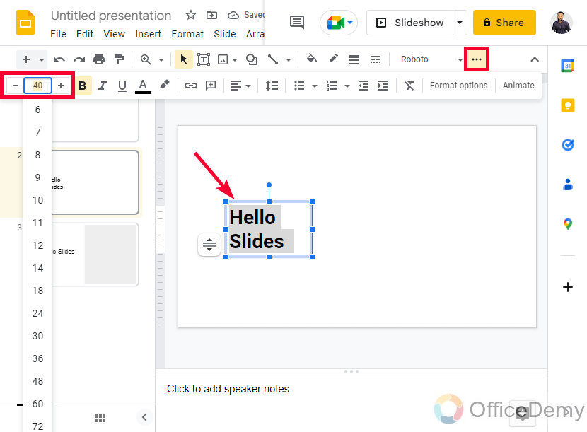How to Put Image Behind Text in Google Slides 12