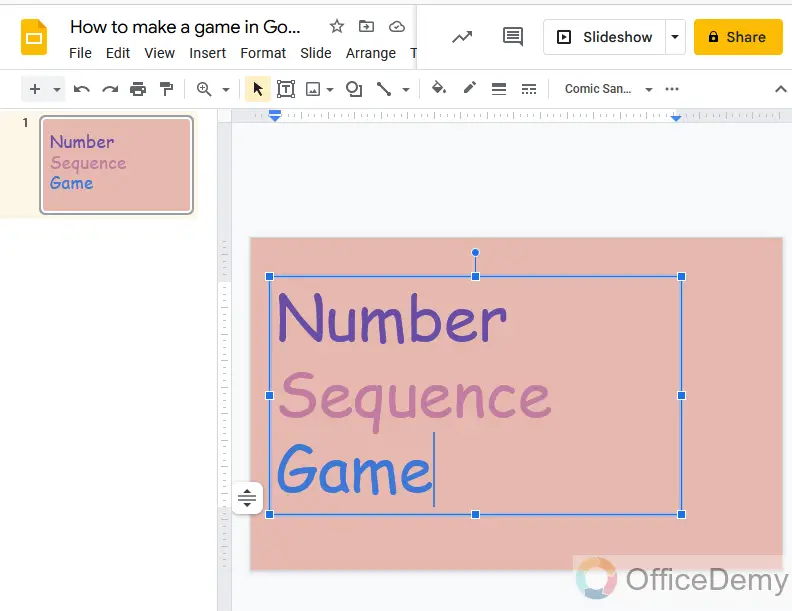 How to make a game in Google Slides 5