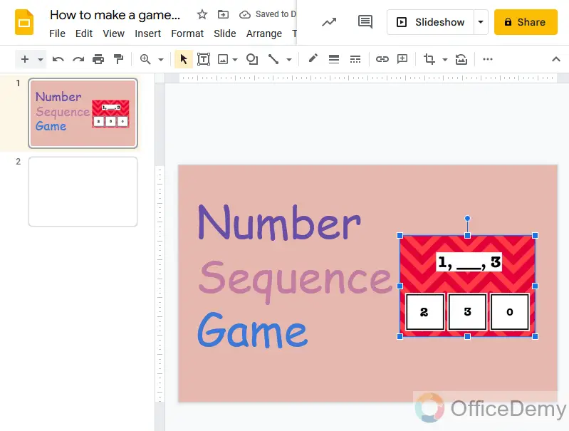 How to make a game in Google Slides 6