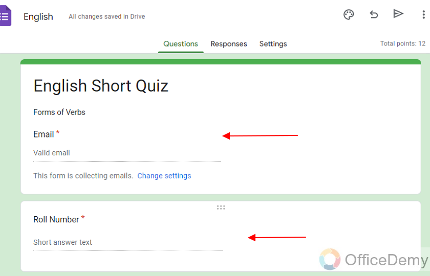How to make quiz in Google Forms 1