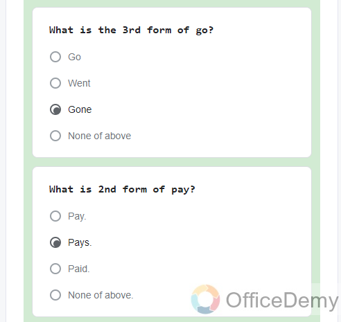 How to make quiz in Google Forms 20