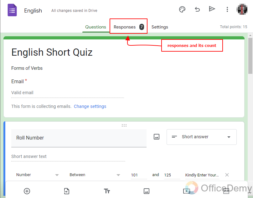 How to make quiz in Google Forms 23