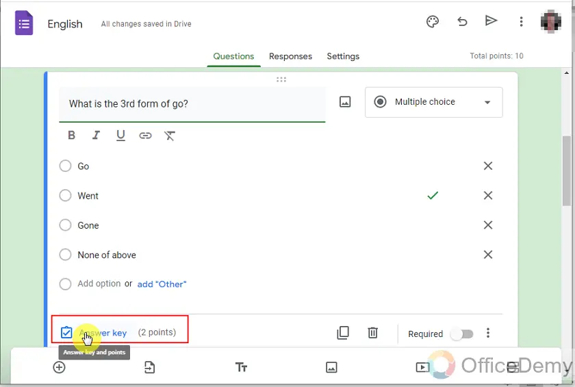 How to make quiz in Google Forms 4