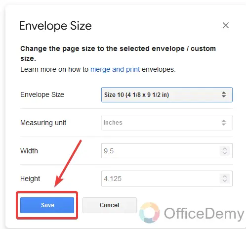 How to print envelope in google docs 12