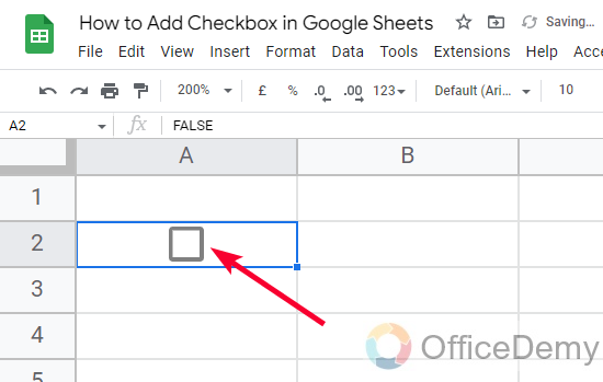 How to Add Checkbox in Google Sheets 3
