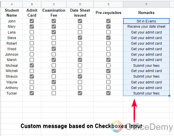 How to Add Checkbox in Google Sheets 26