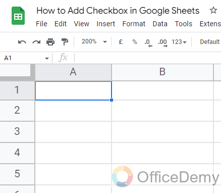 How to Add Checkbox in Google Sheets 4