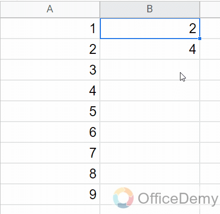 How to Autofill in Google Sheets 2