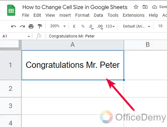 How to Change Cell Size in Google Sheets 9