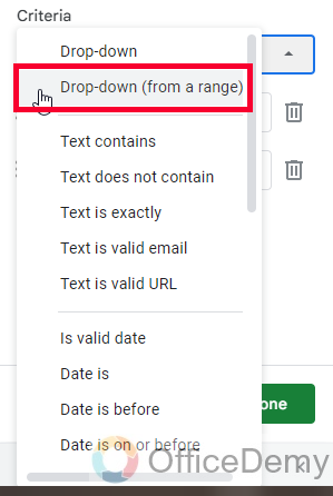 How to Change a Drop down List in Google Sheets 18