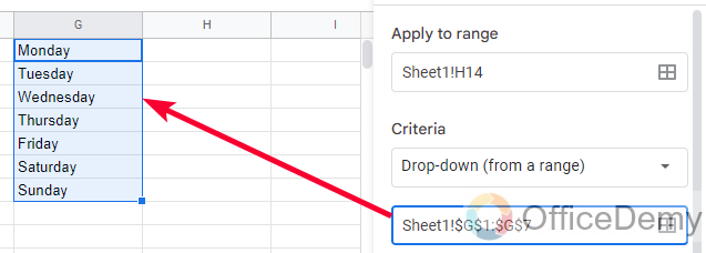How to Change a Drop down List in Google Sheets 20
