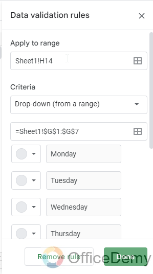 How to Change a Drop down List in Google Sheets 25