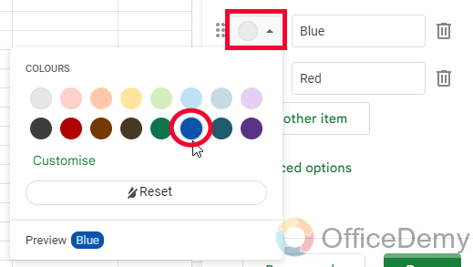 How to Change a Drop down List in Google Sheets 6