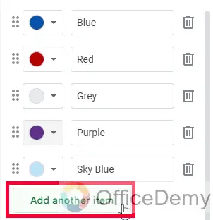 How to Change a Drop down List in Google Sheets 8