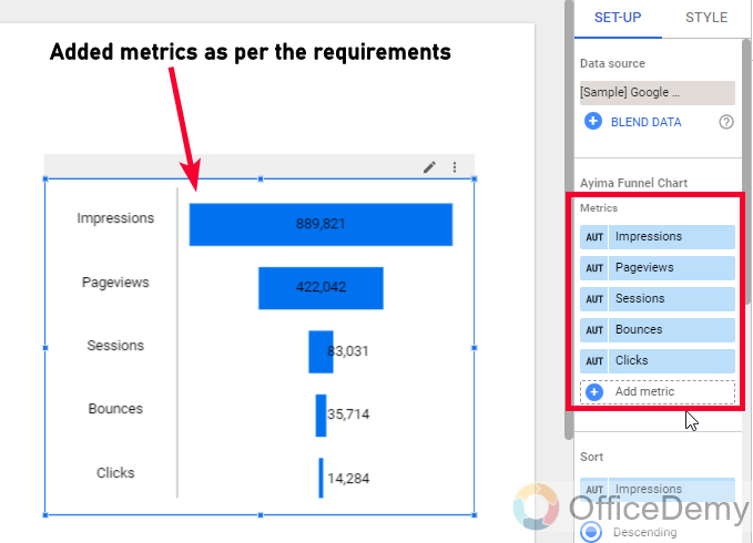 How to Create a Funnel in Google Data Studio 10