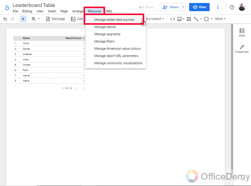 How to Create a Leaderboard in Google Data Studio 12