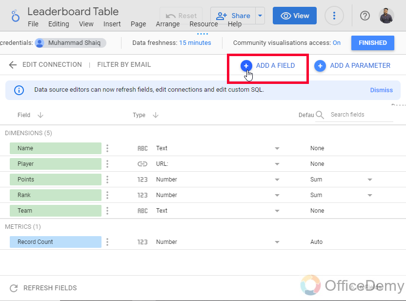 How to Create a Leaderboard in Google Data Studio 15