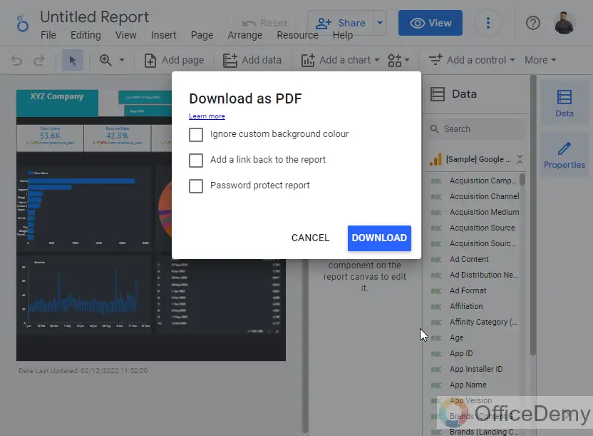 How to Export Google Data Studio Reports 4
