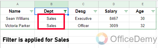 How to Filter in Google Sheets 17