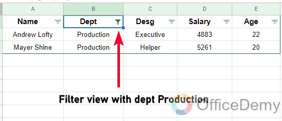 How to Filter in Google Sheets 23
