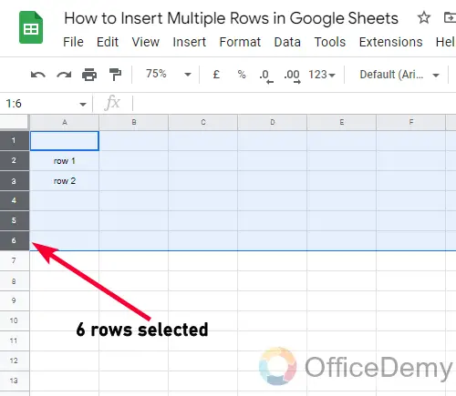 How to Insert Multiple Rows in Google Sheets 9