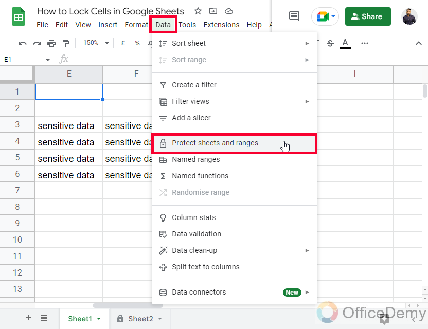 How to Lock Cells in Google Sheets 15