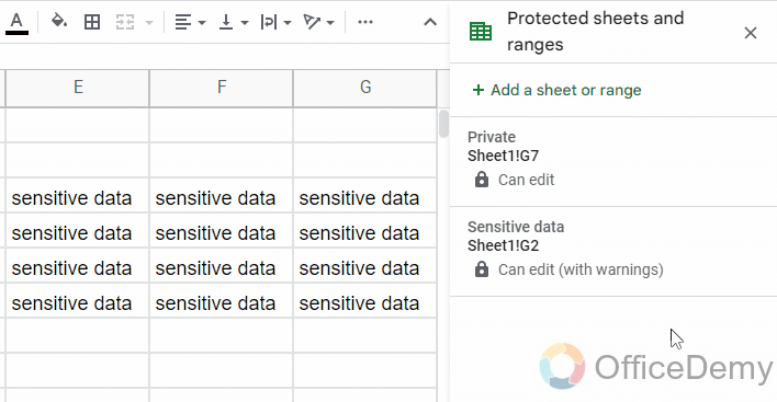 How to Lock Cells in Google Sheets 31