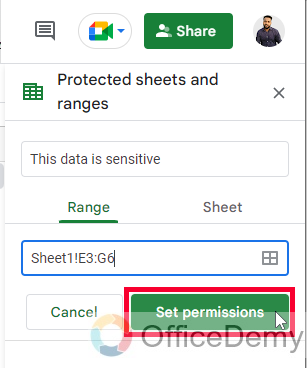 How to Lock Cells in Google Sheets 6