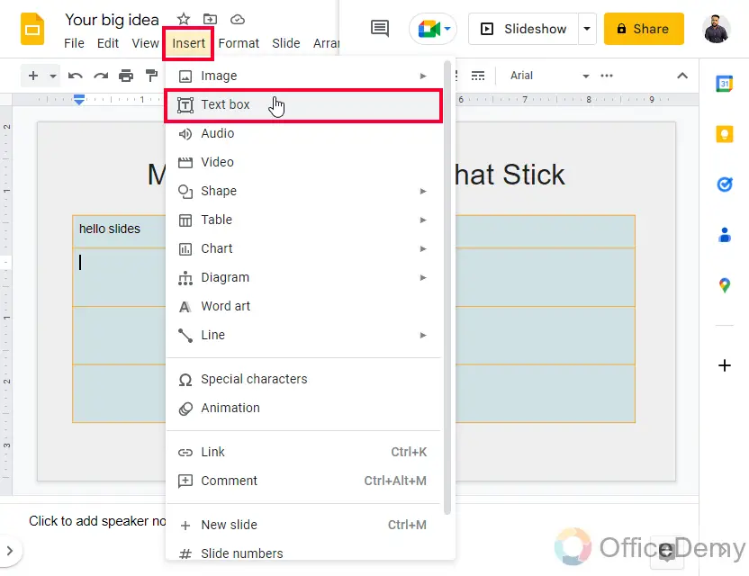 How to Make a Table in Google Slides 18
