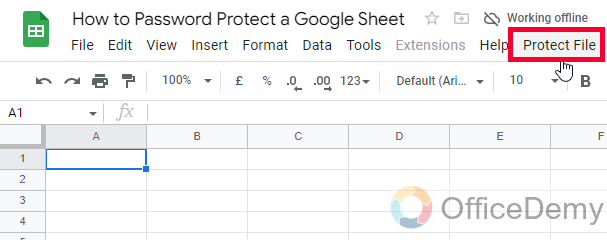 How to Password Protect a Google Sheet 19