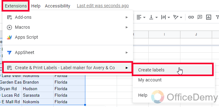 How to Print Labels from Google Sheets 10