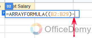 How to Subtract in Google Sheets 13